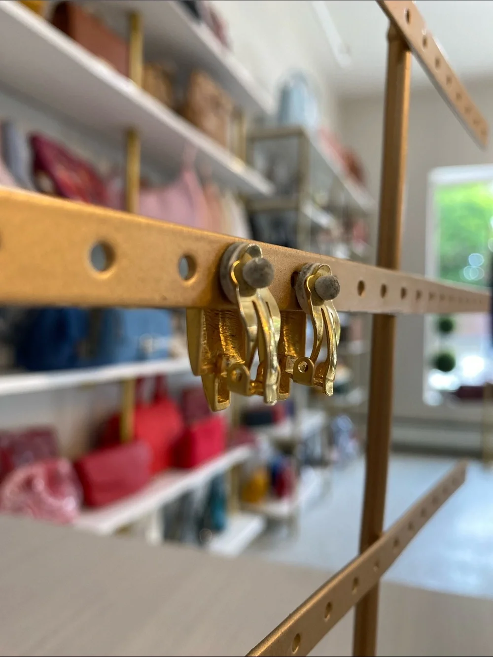 Minimalist Gold Hinge Clip Earrings